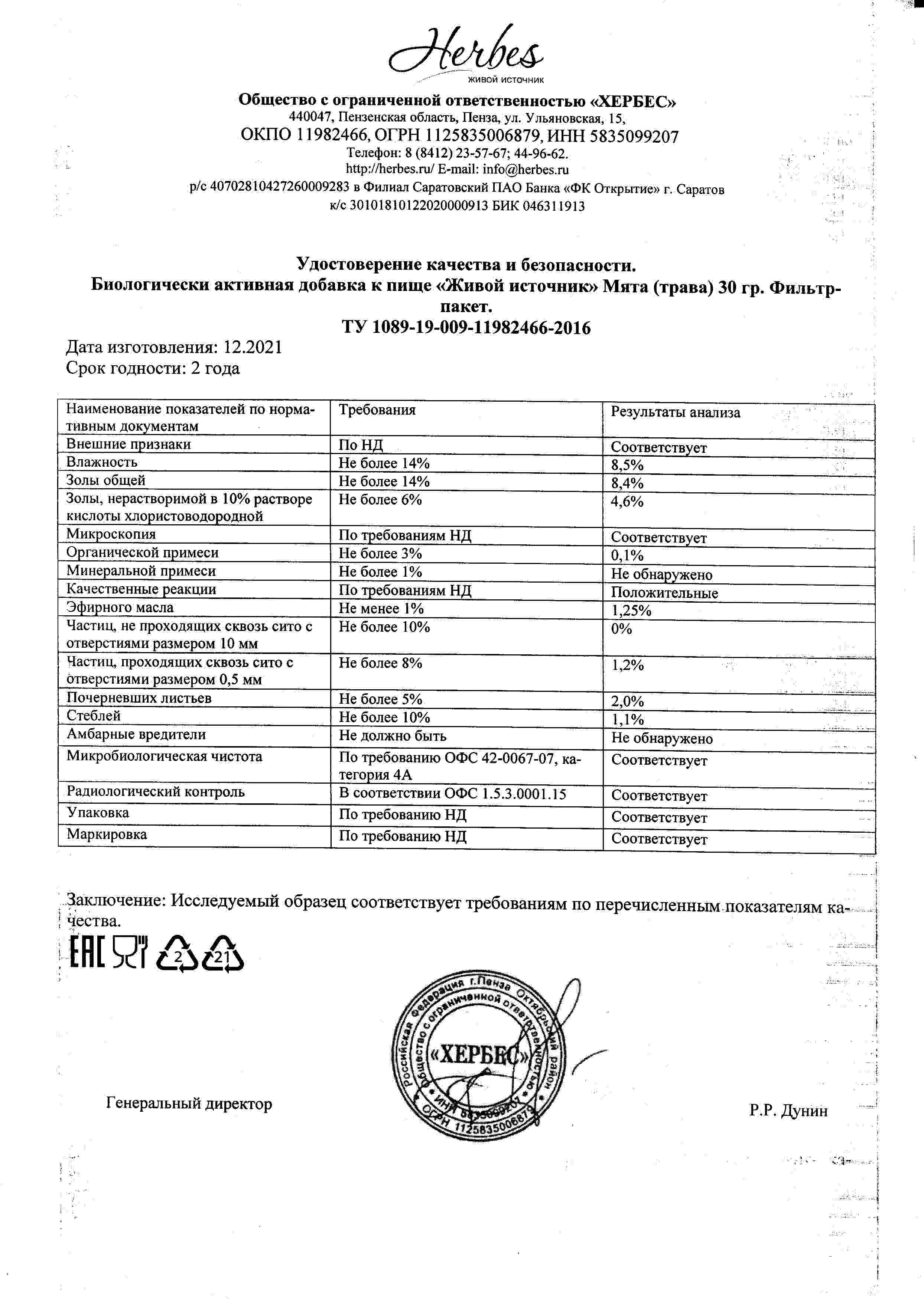 Паспорт №122021